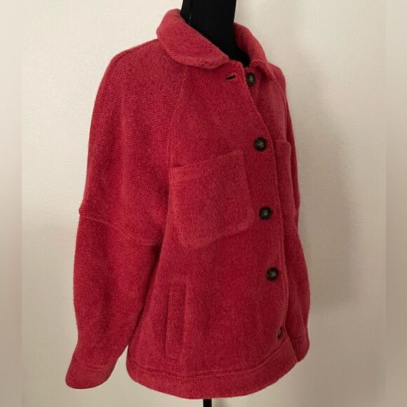 NWT Anthropologie Houndstooth Shirt Jacket - Picture 4 of 8